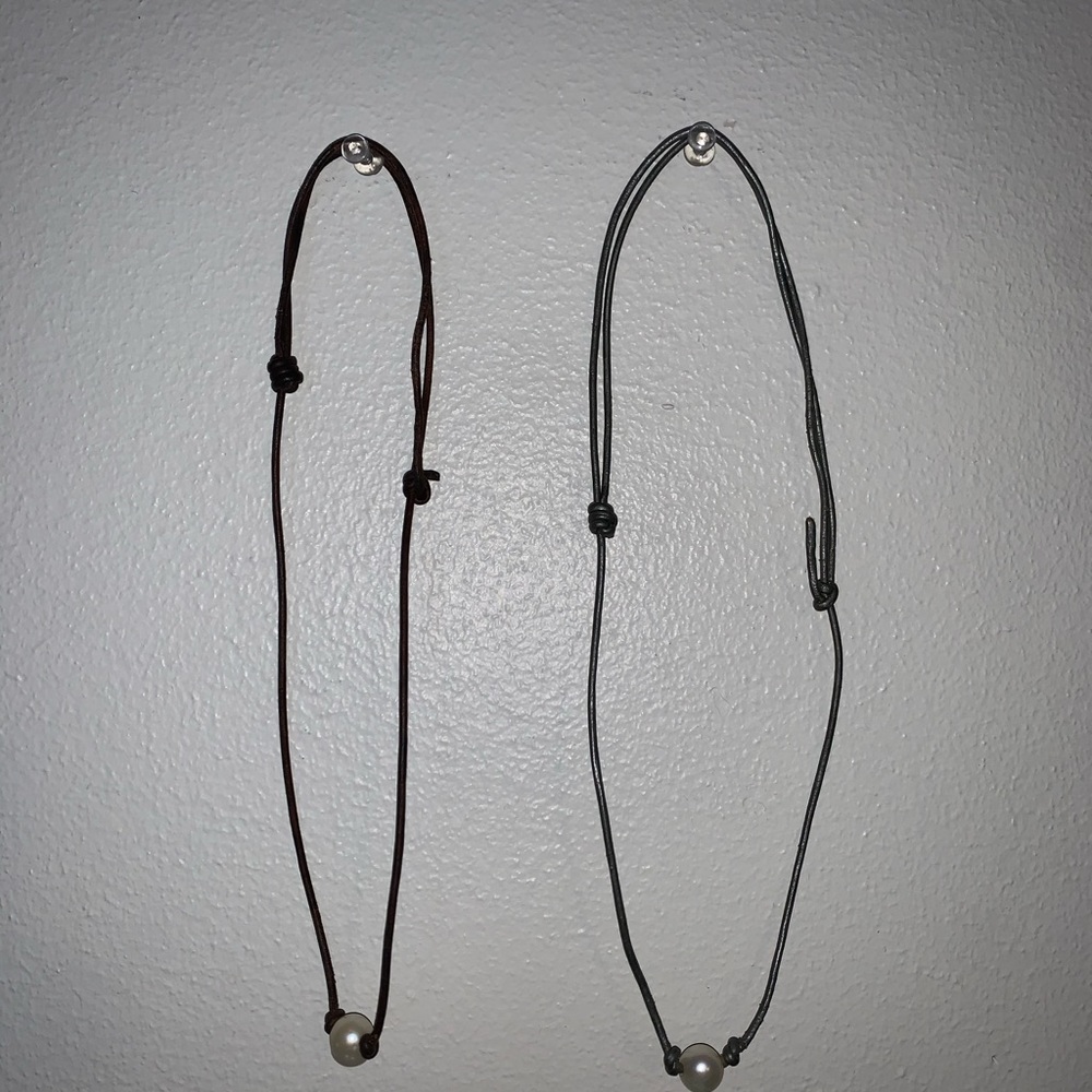 Single Pearl bead necklace